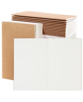 Blank Notebooks A5 Unlined Sketchbooks Journal Set