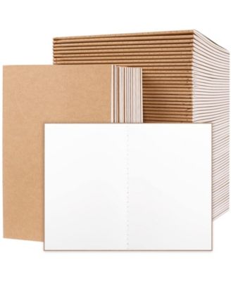 Blank Notebooks A5 Unlined Sketchbooks Journal Set