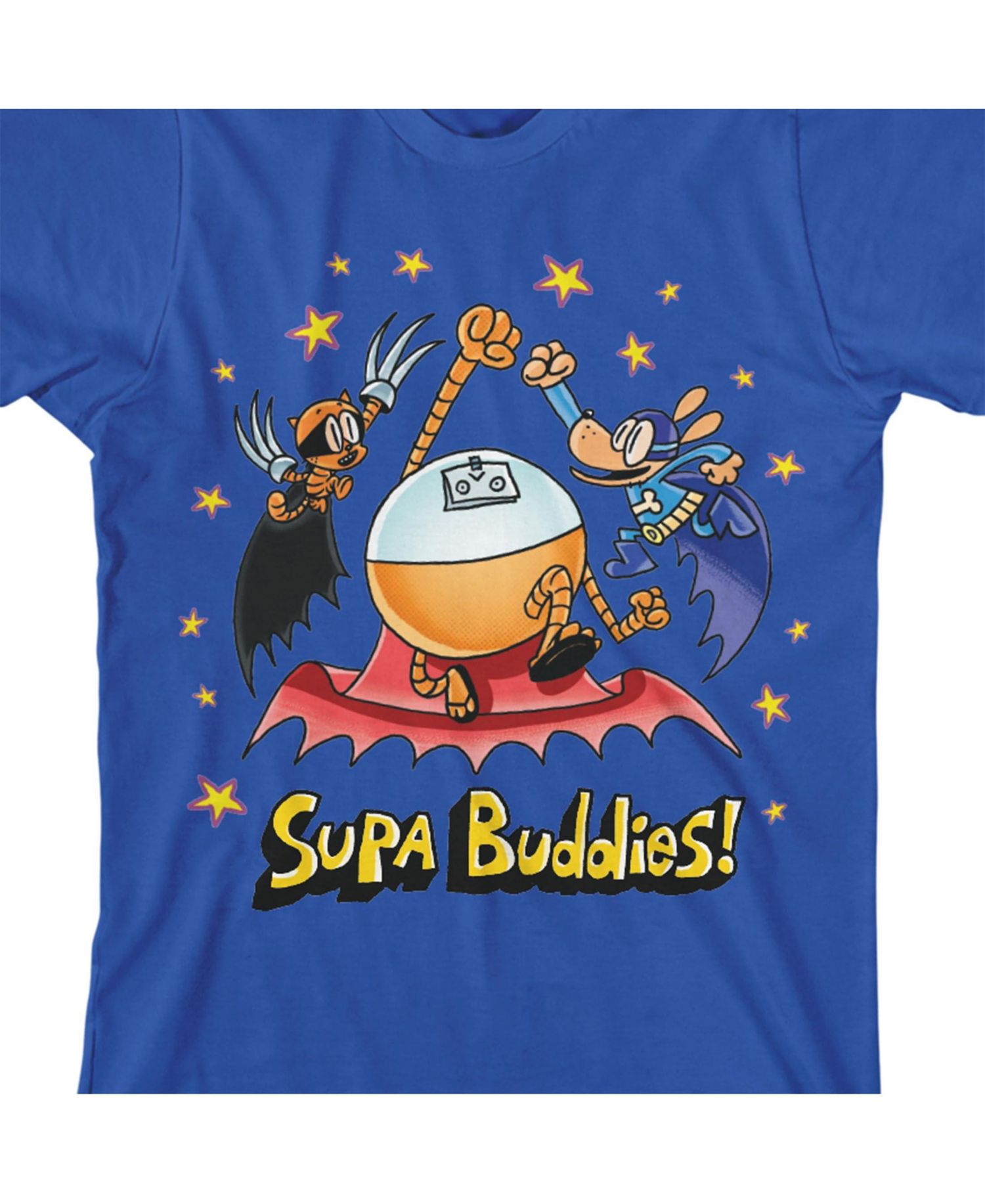 Supa Buddies Youth Royal Blue Crew Neck Short Sleeve T-shirt-XS