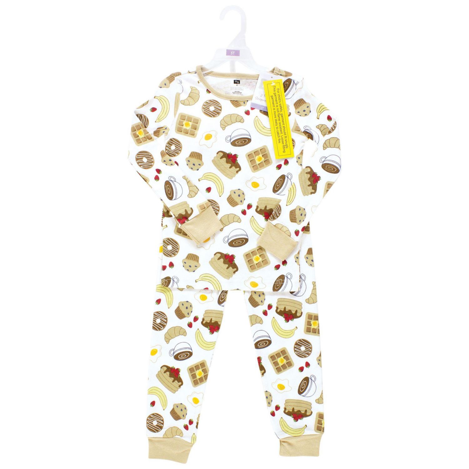 Baby Boys Hudson Cotton Pajama Set, Breakfast