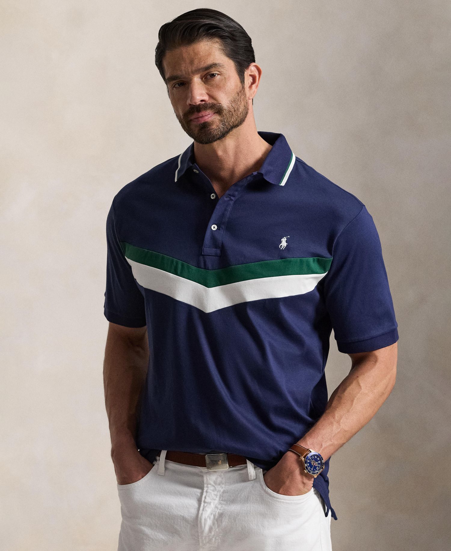 Men's Big & Tall Short-Sleeve Polo Shirt