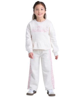 Girls' 2T-6X Long-Sleeve Sweatshirt and Pants, 2-Piece Set