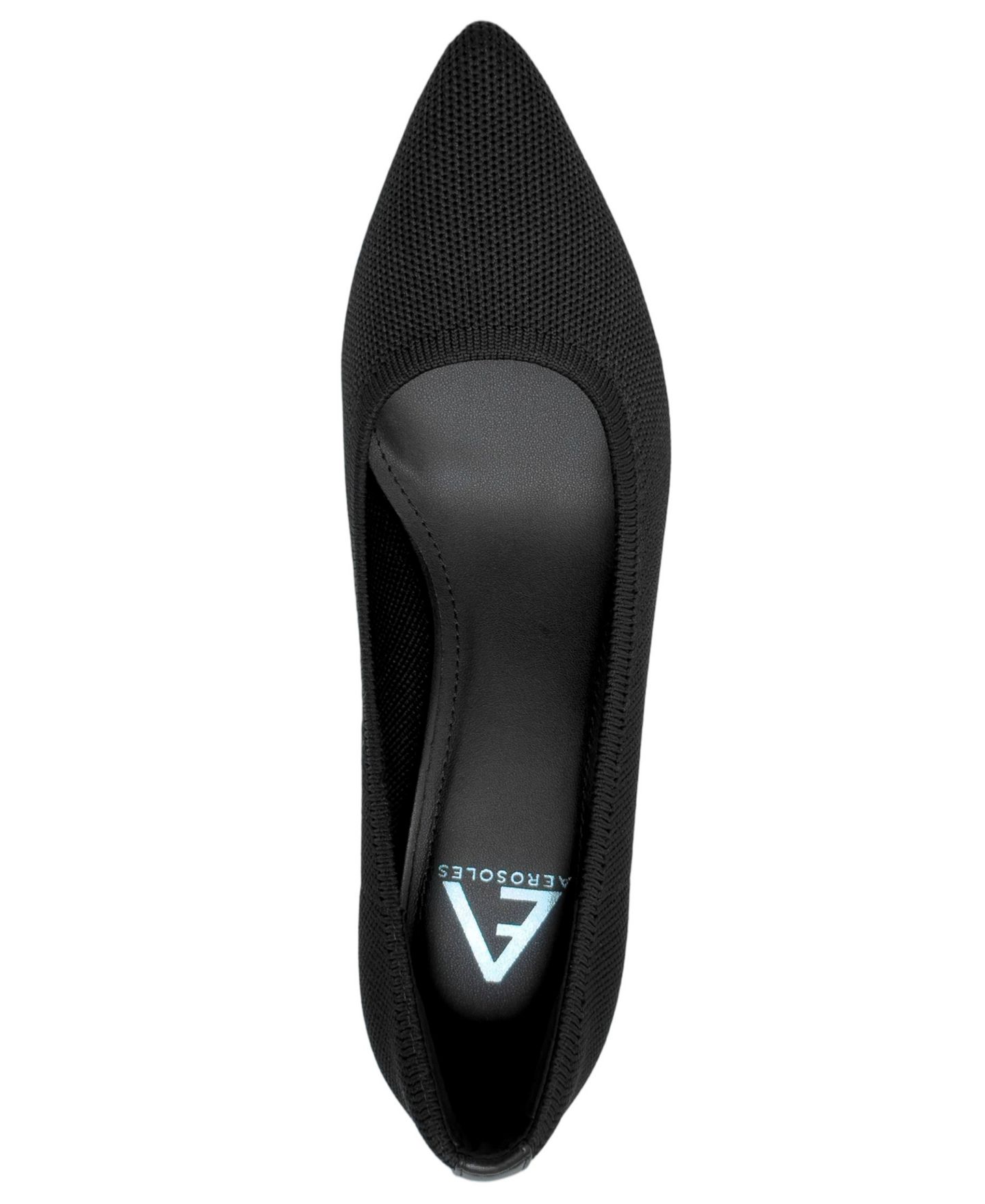 Женские туфли Aerosoles Lexi Slip-On Pumps, цвет: Чёрный вязаный — фото 4