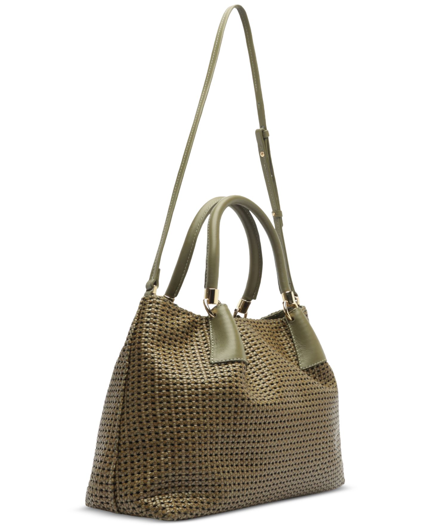 Женская сумка Arezzo Eva Large Tote Handbag, цвет: Зелёный — фото 3