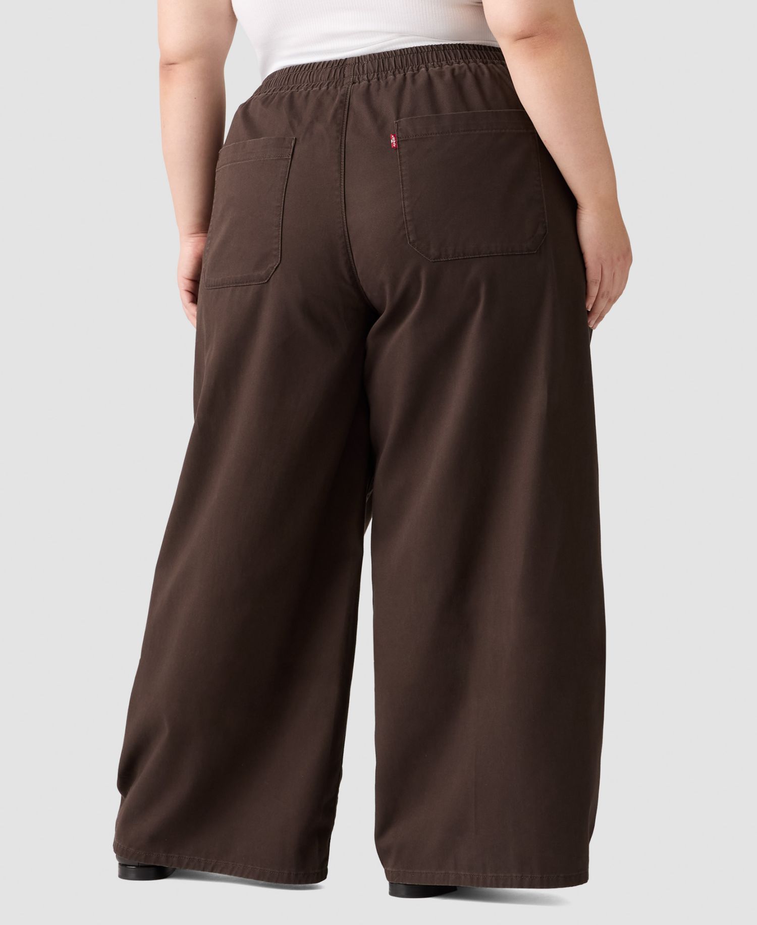 Plus Essential Wide-Leg Pants