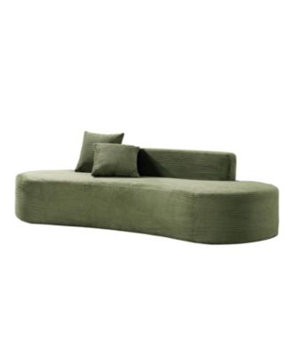 Nerio 94" Modern No Assembly Required Compressed Cloud Sofa