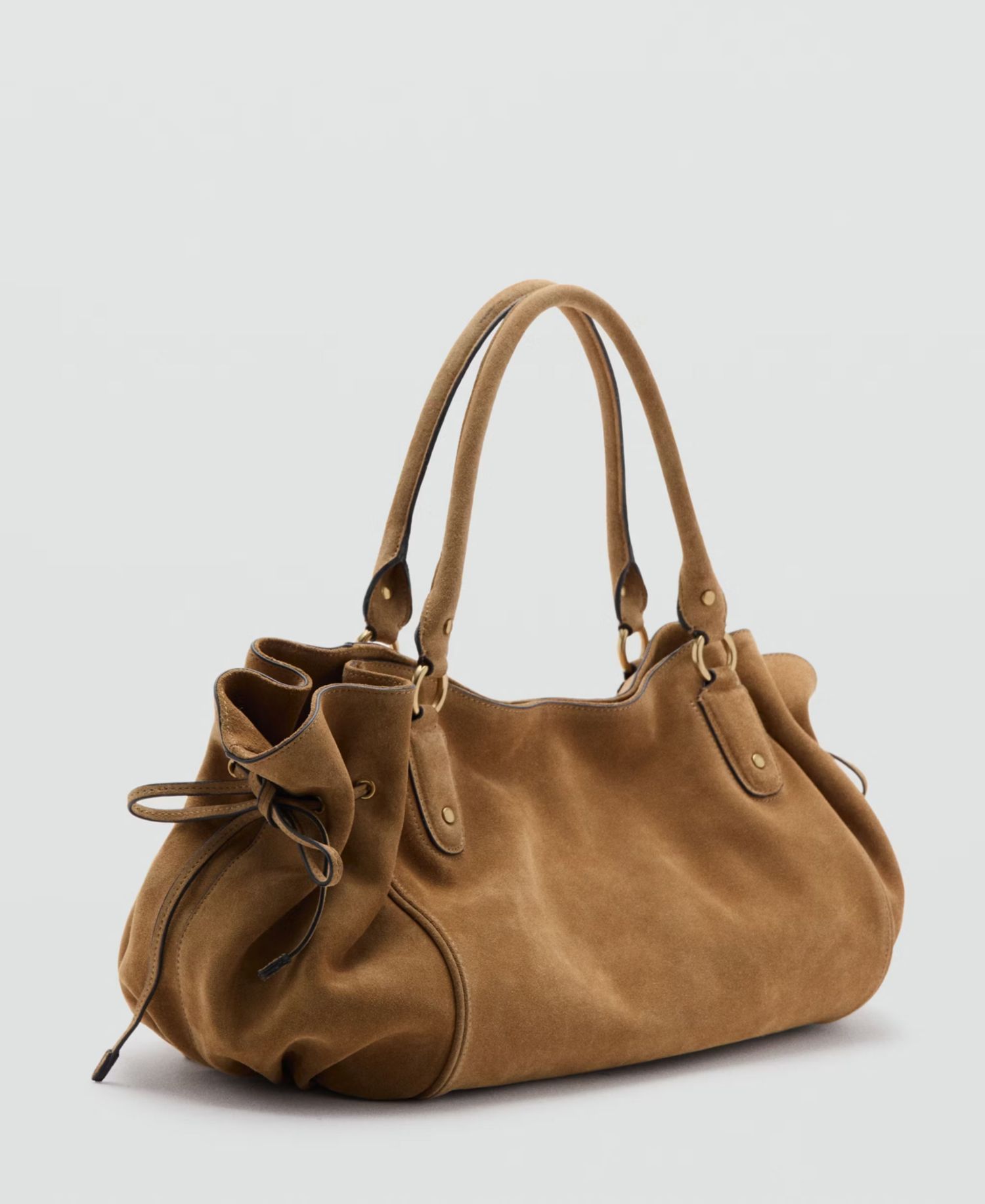 Women's Starring Hailey Bieber Suede Shoulder Bag