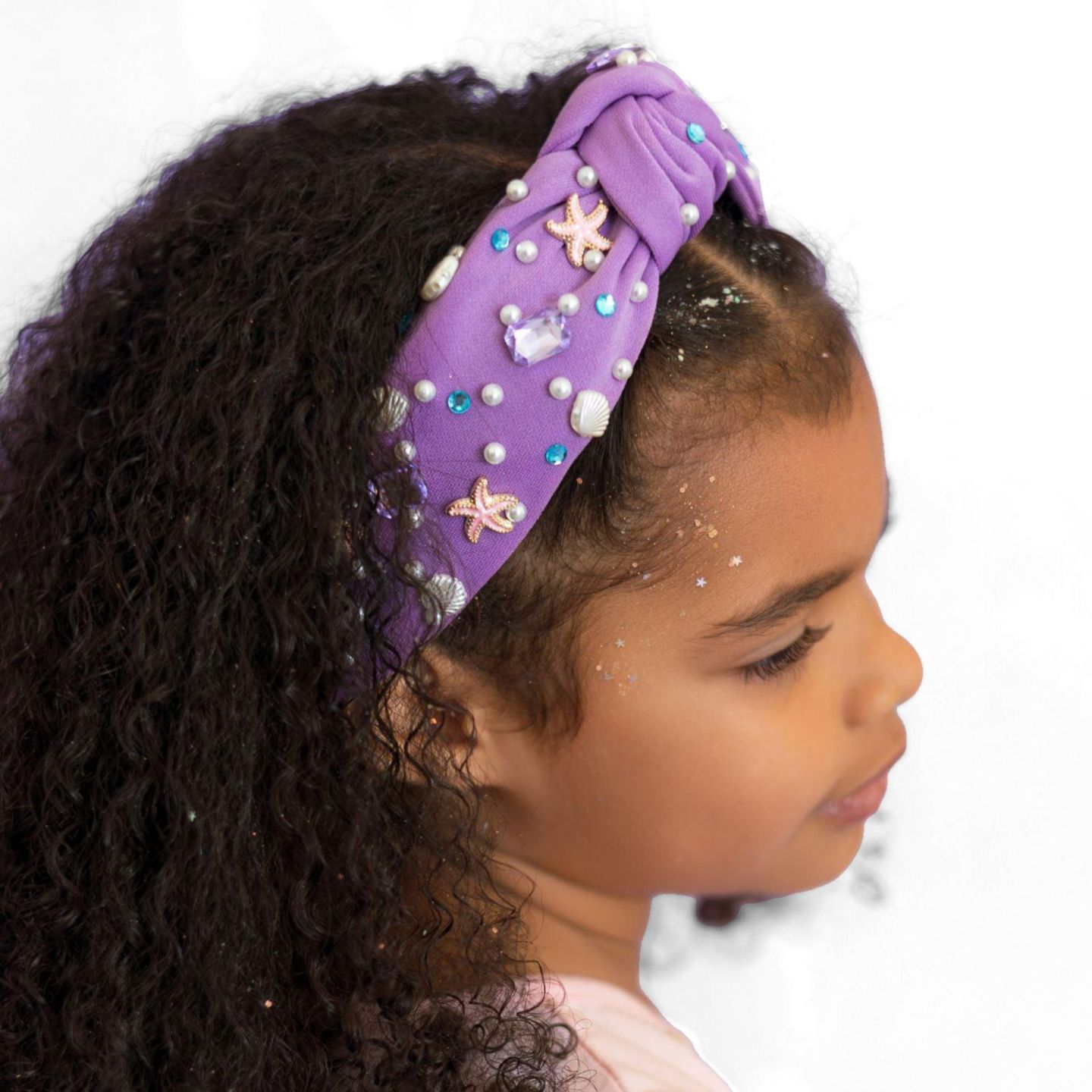 Аксессуары для волос Sweet Wink Mermaid Gemstone Headband для девочек, цвет: Лавандовый — фото 3