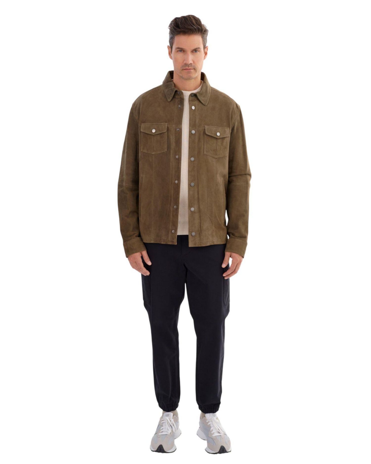 Men's Gavi Suede Shirt Jacket