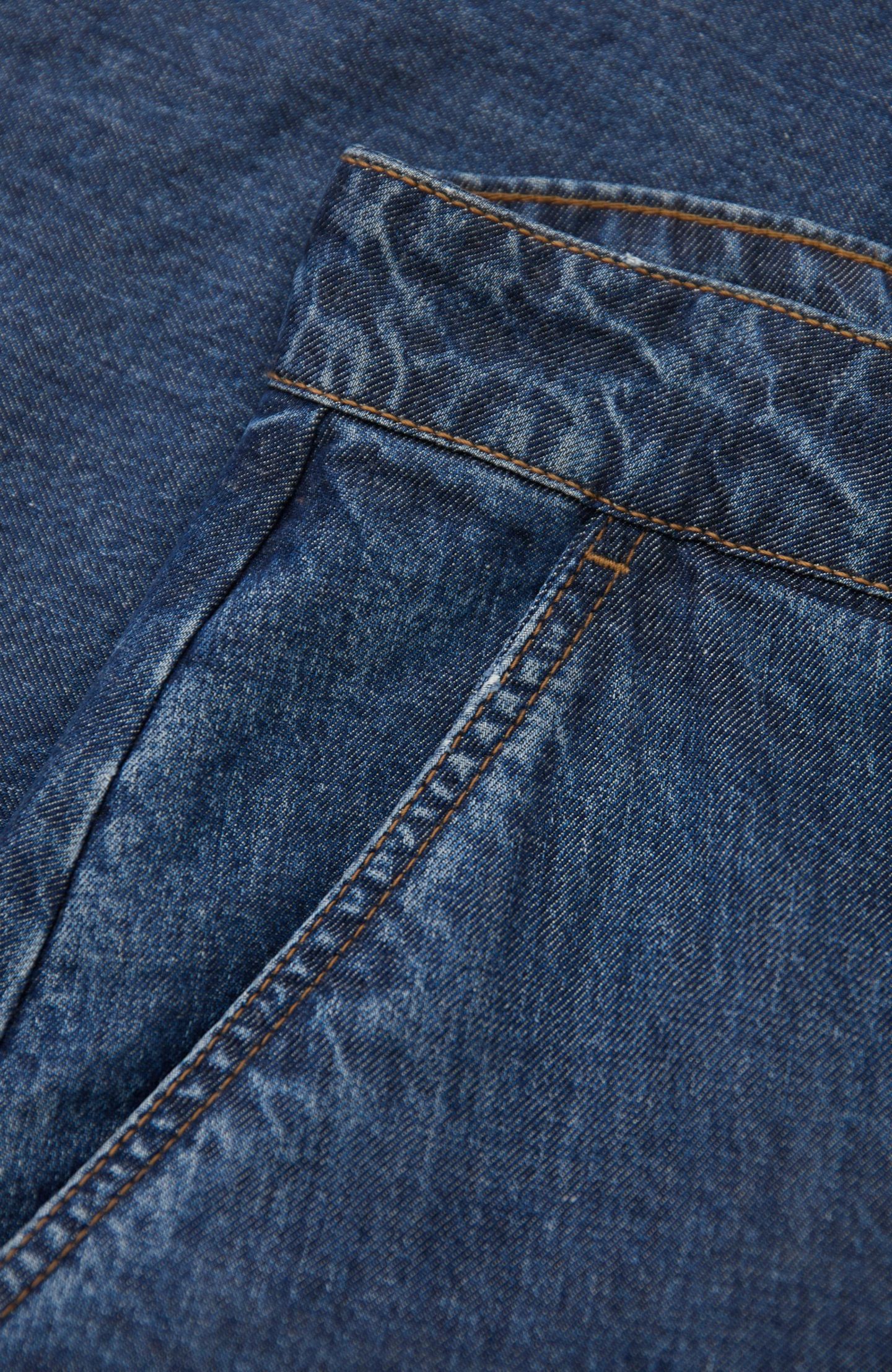 Женские брюки Celtic & Co. Drape Denim Culotte, цвет: Индиго средняя варка — фото 7