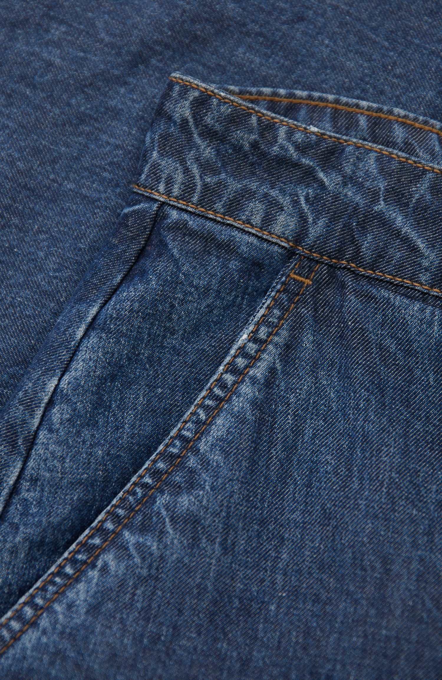 Women's Drape Denim Culotte Pants