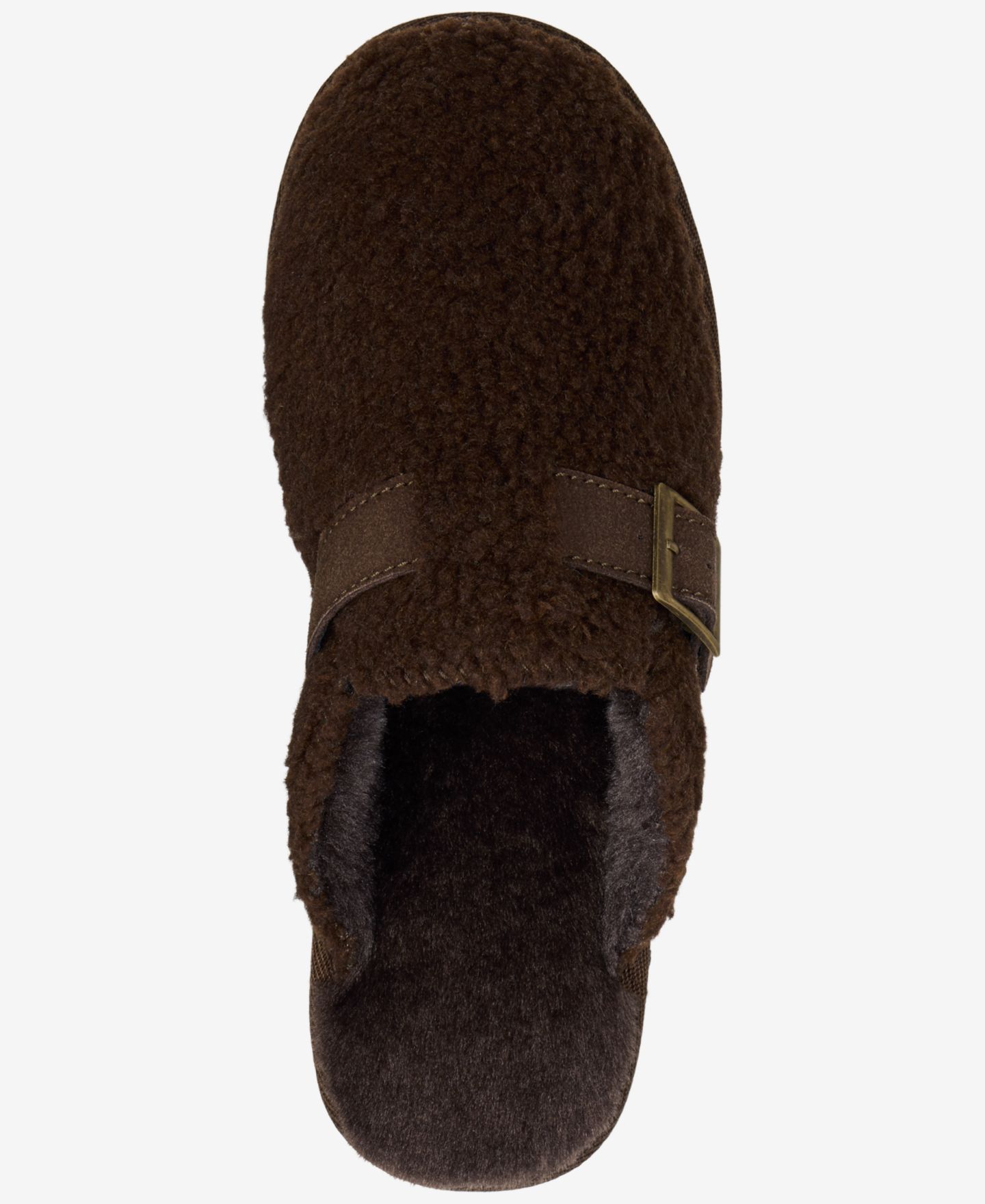Женские тапочки Style & Co Ryderr Round Toe Slippers, цвет: Тёмный шоколадный — фото 4