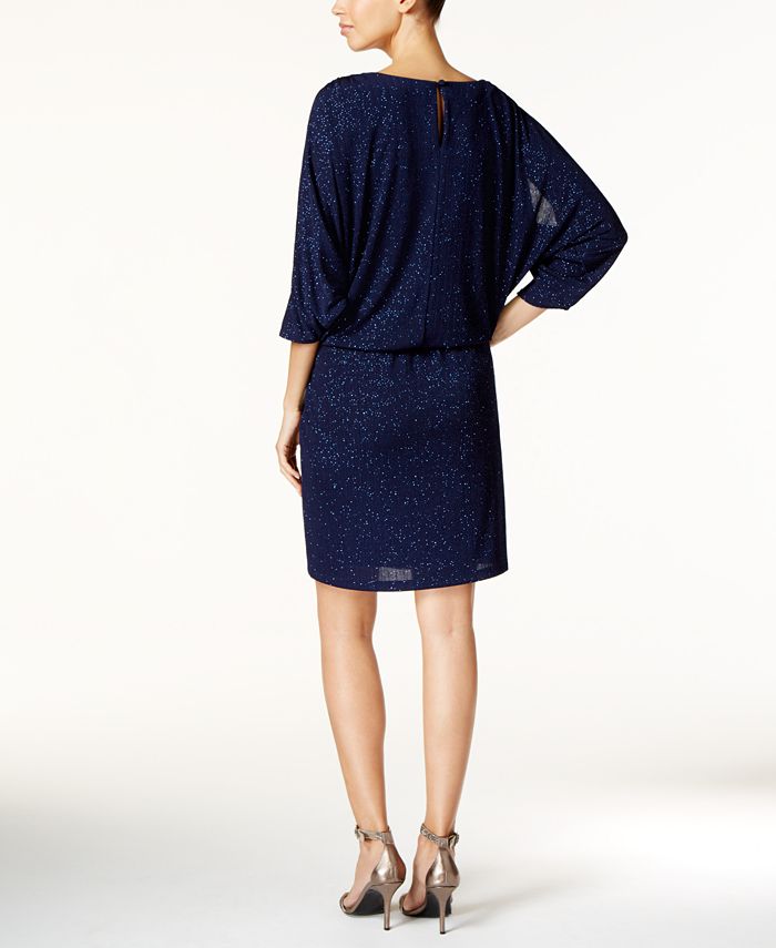 Cold shoulder blouson dress online