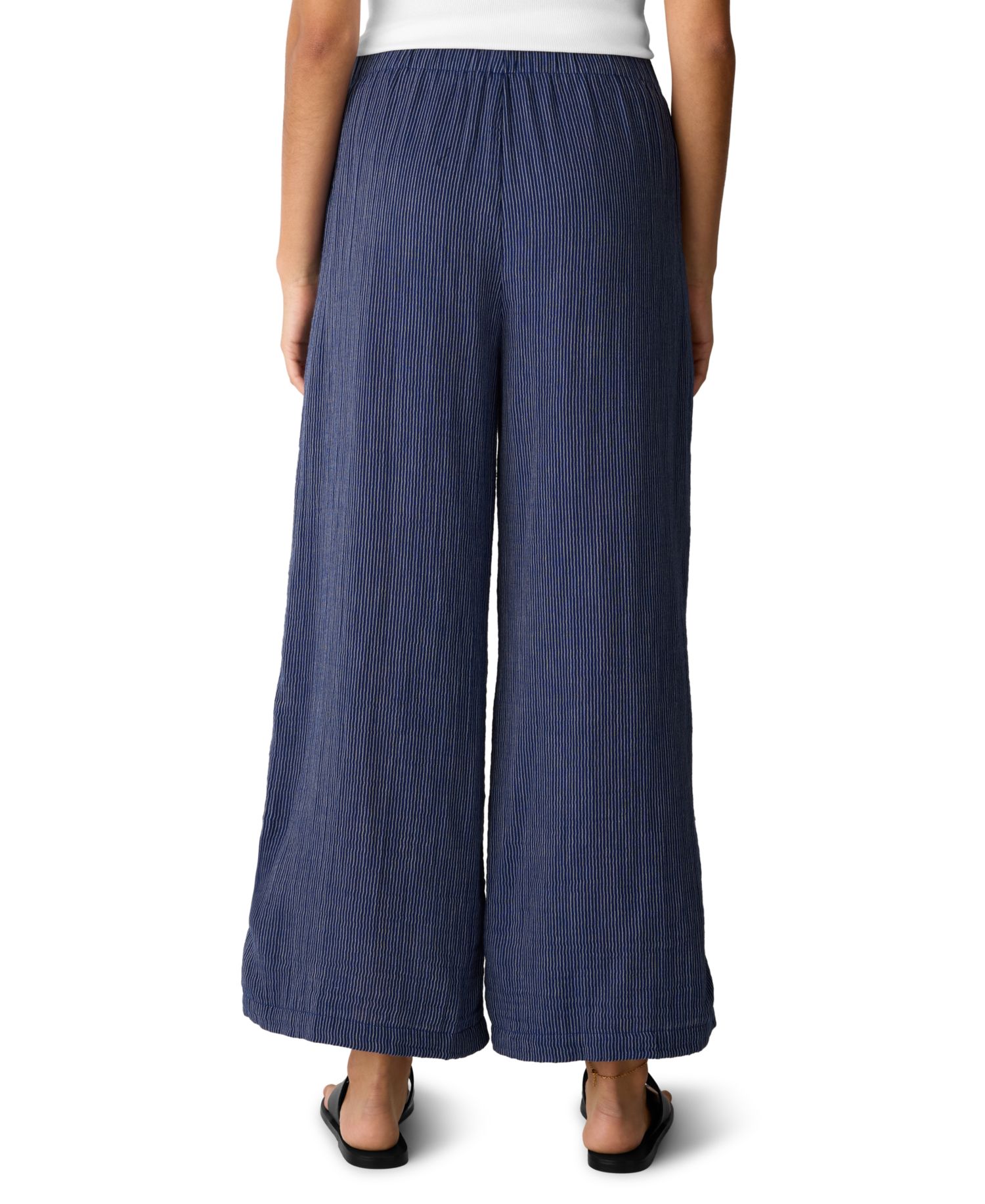 Eileen Fisher Women's Cotton Wide-Leg Pants, Regular, Plus And Petites
