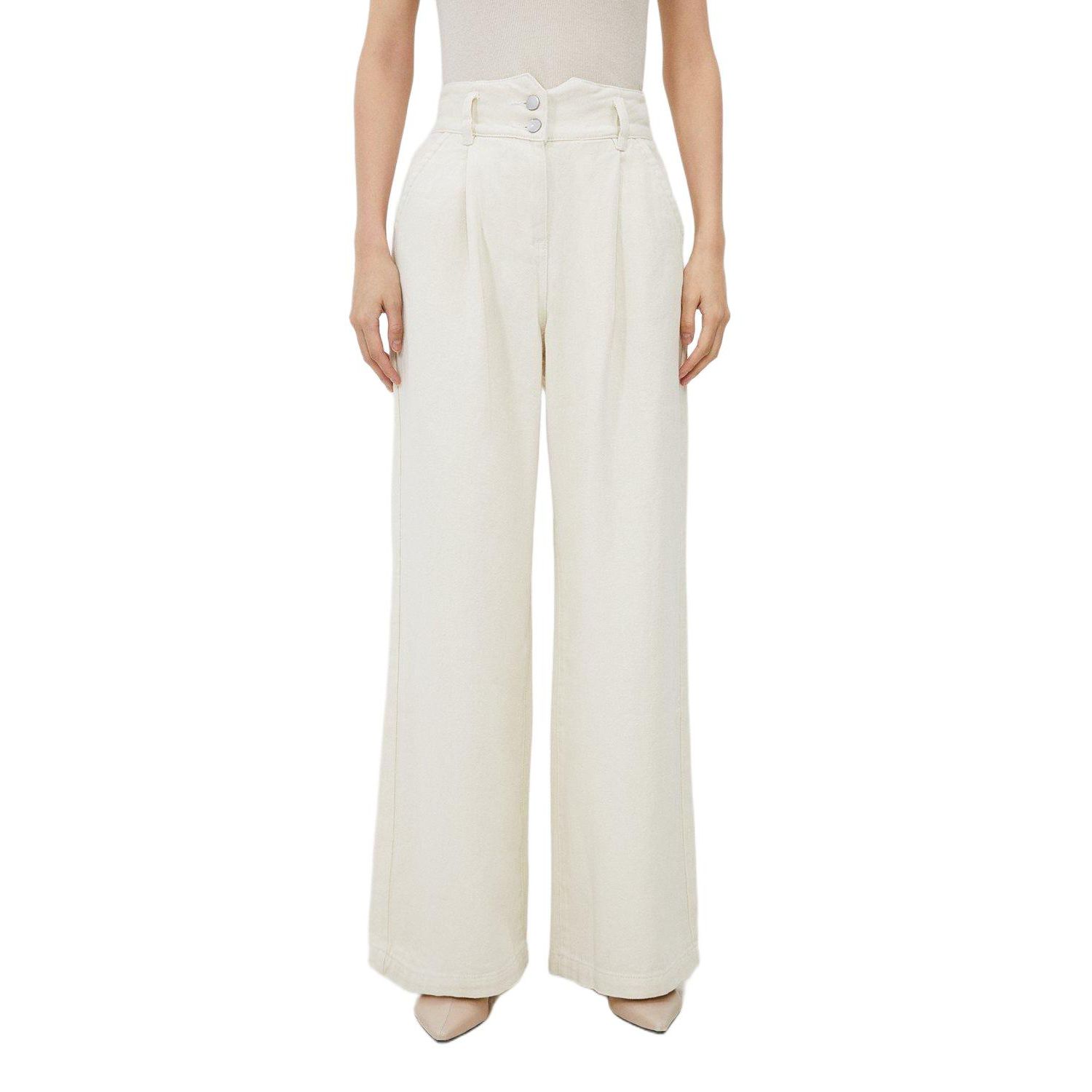 Women's High Waisted Denim Wide Leg Jeans