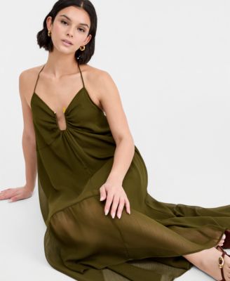 bar iii green dress Bar Iii Womens Pleated Shift Dress - Bed Bath & Beyond