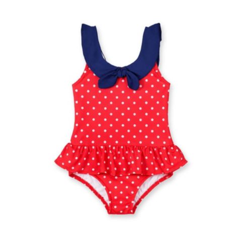 Купальники Florence Eiseman Little Girls Polka Dot Sailor Swimsuit