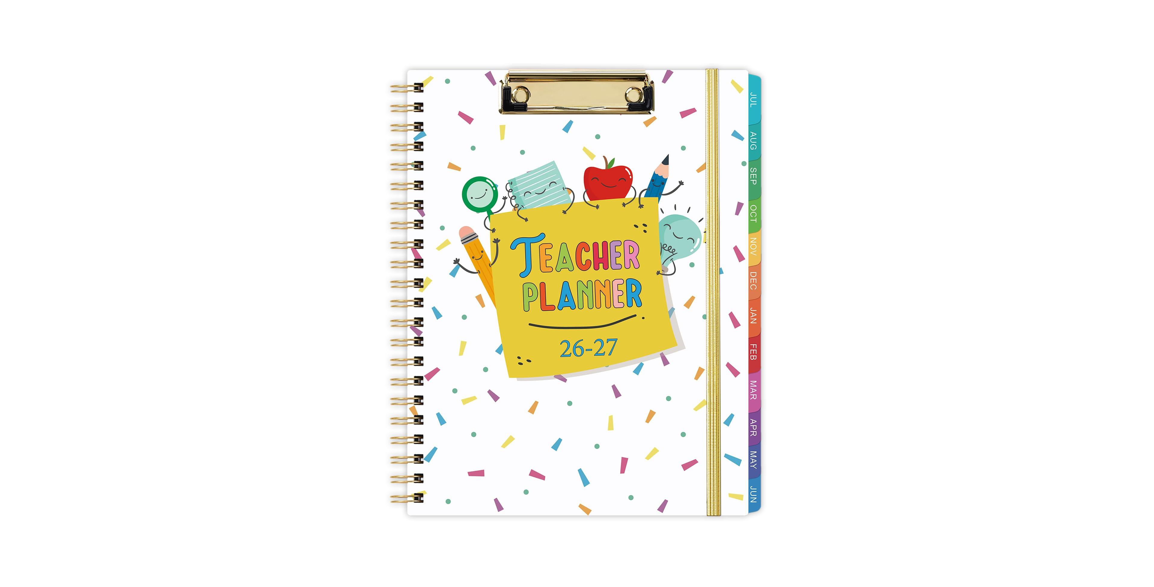Gnuadz Teacher Planner 2026-2027 Hardcover Lesson Plan