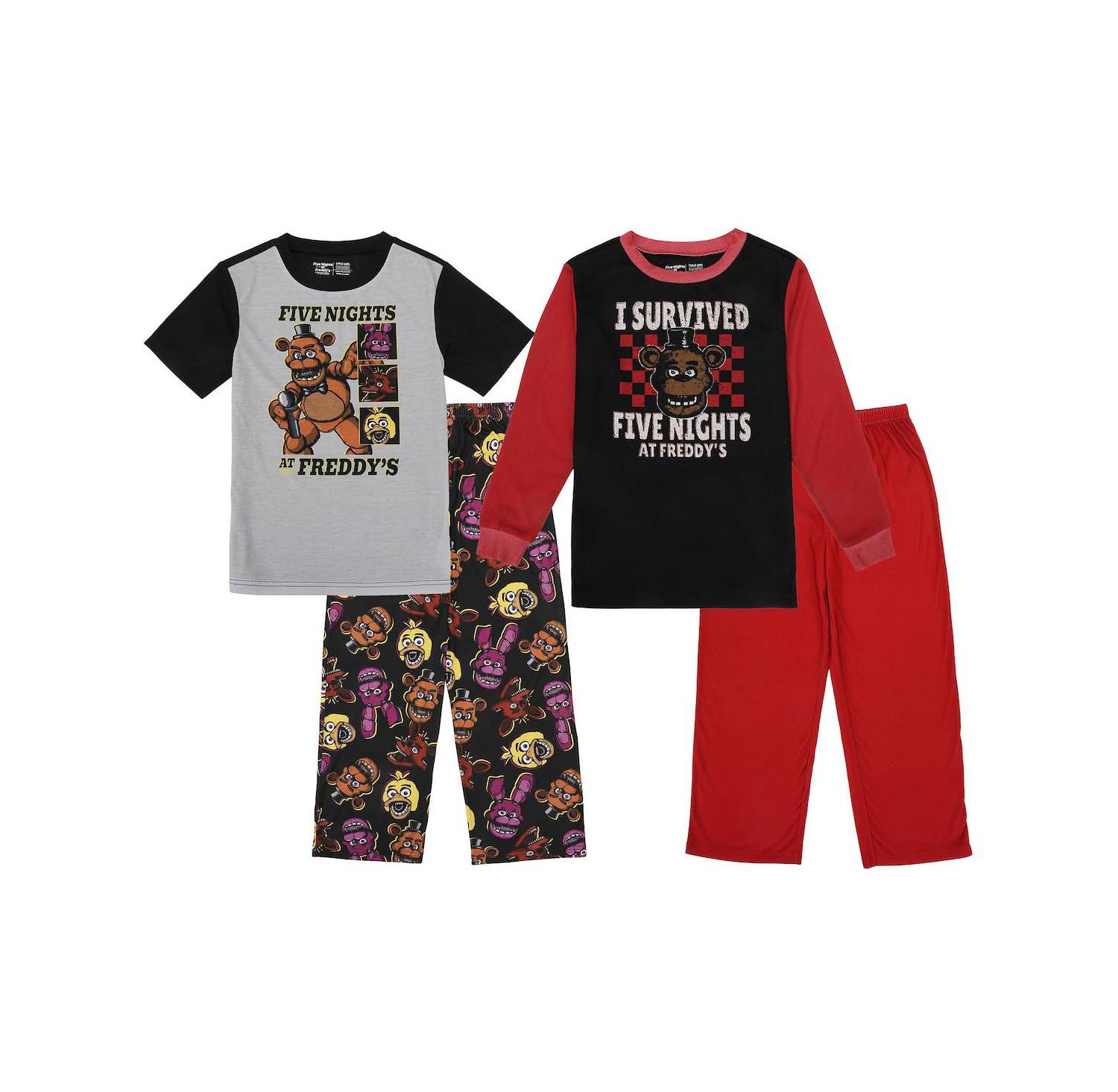 Big Boys I Survived 4-Pack Pajama Set-14