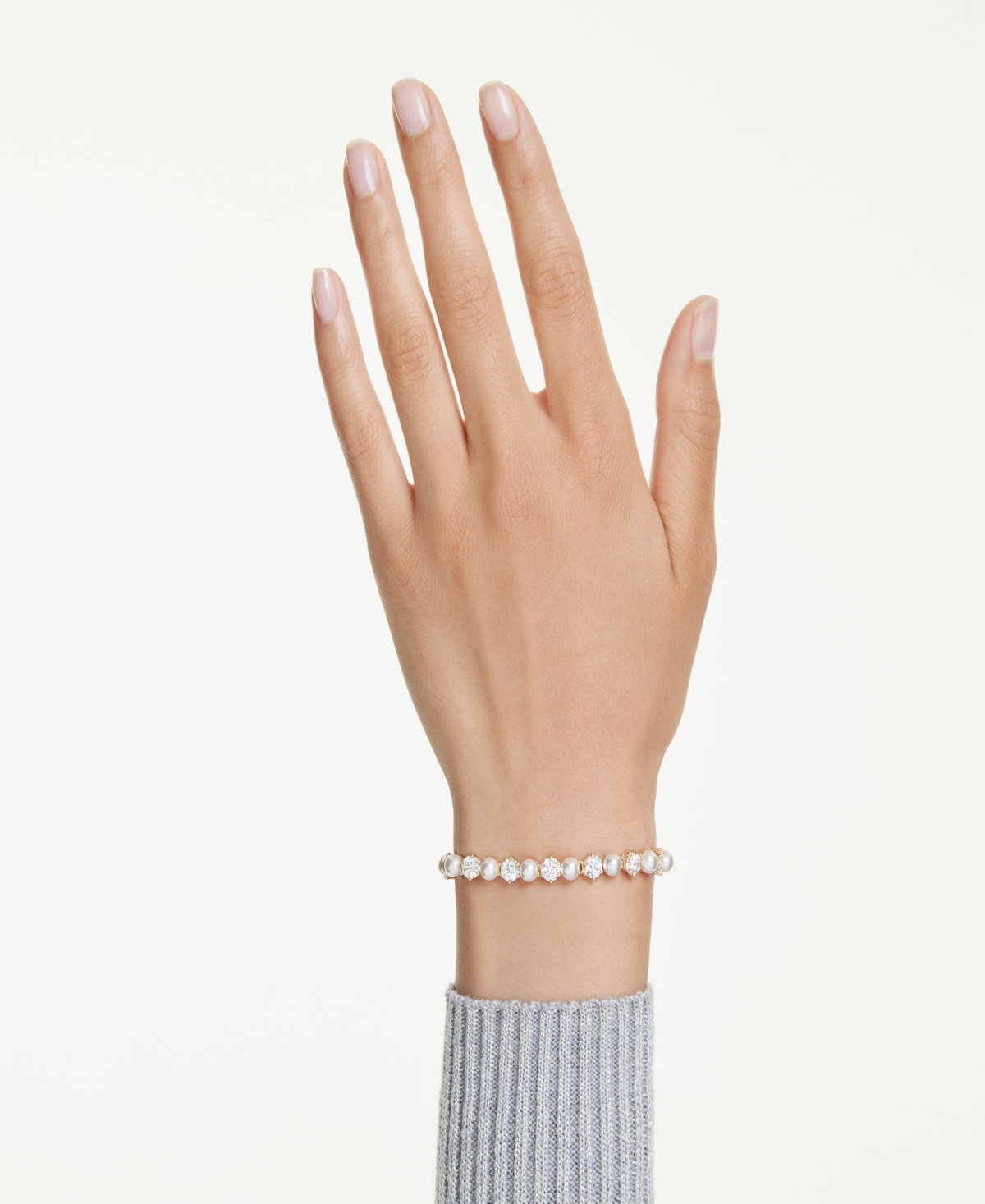 Swarovski Gold-Tone Plated Tennis Bracelet