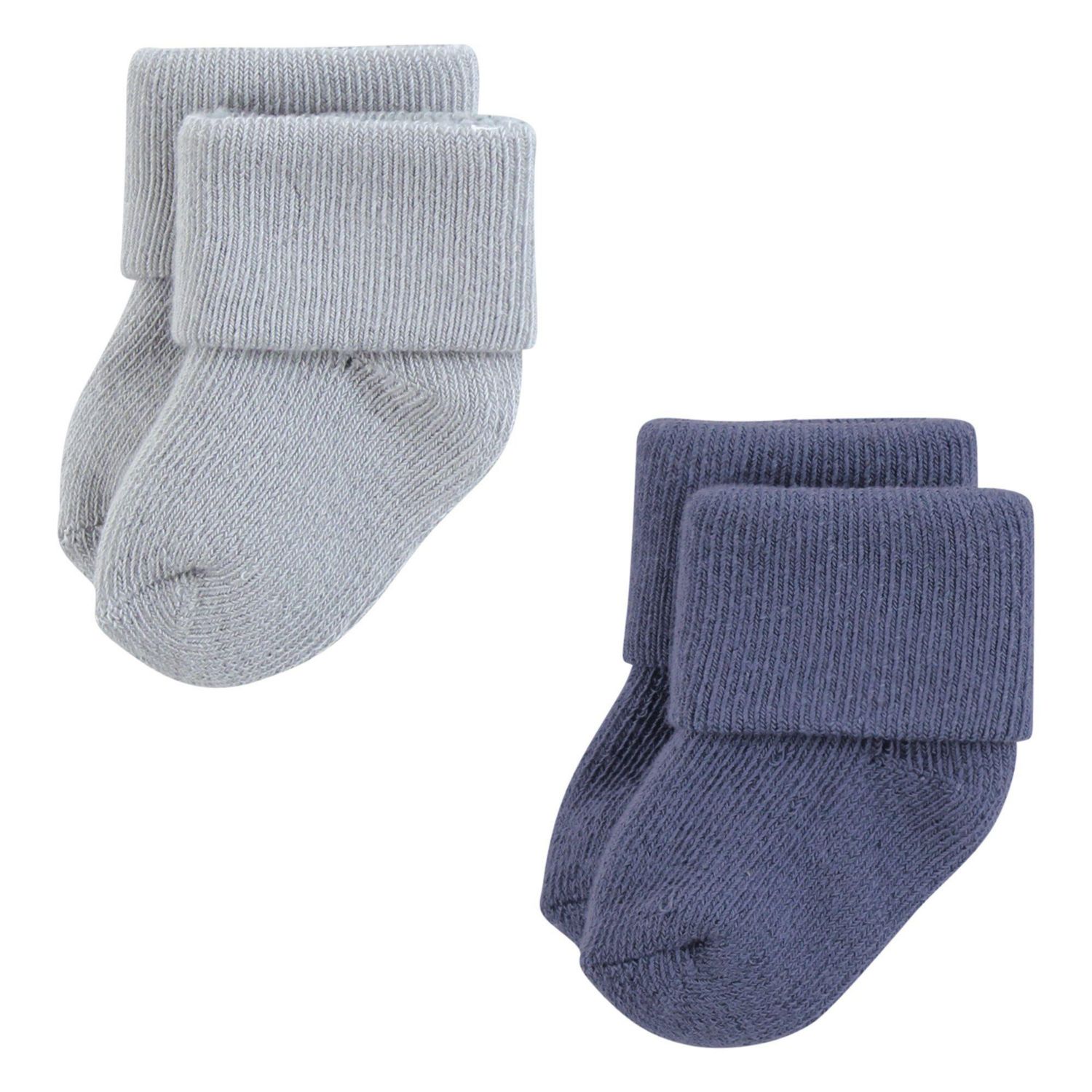 Baby Boys Hudson Cotton Rich Newborn and Terry Socks 12-Pack