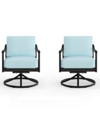 Agio Wellington Outdoor Swivel Rockers, Set of 2