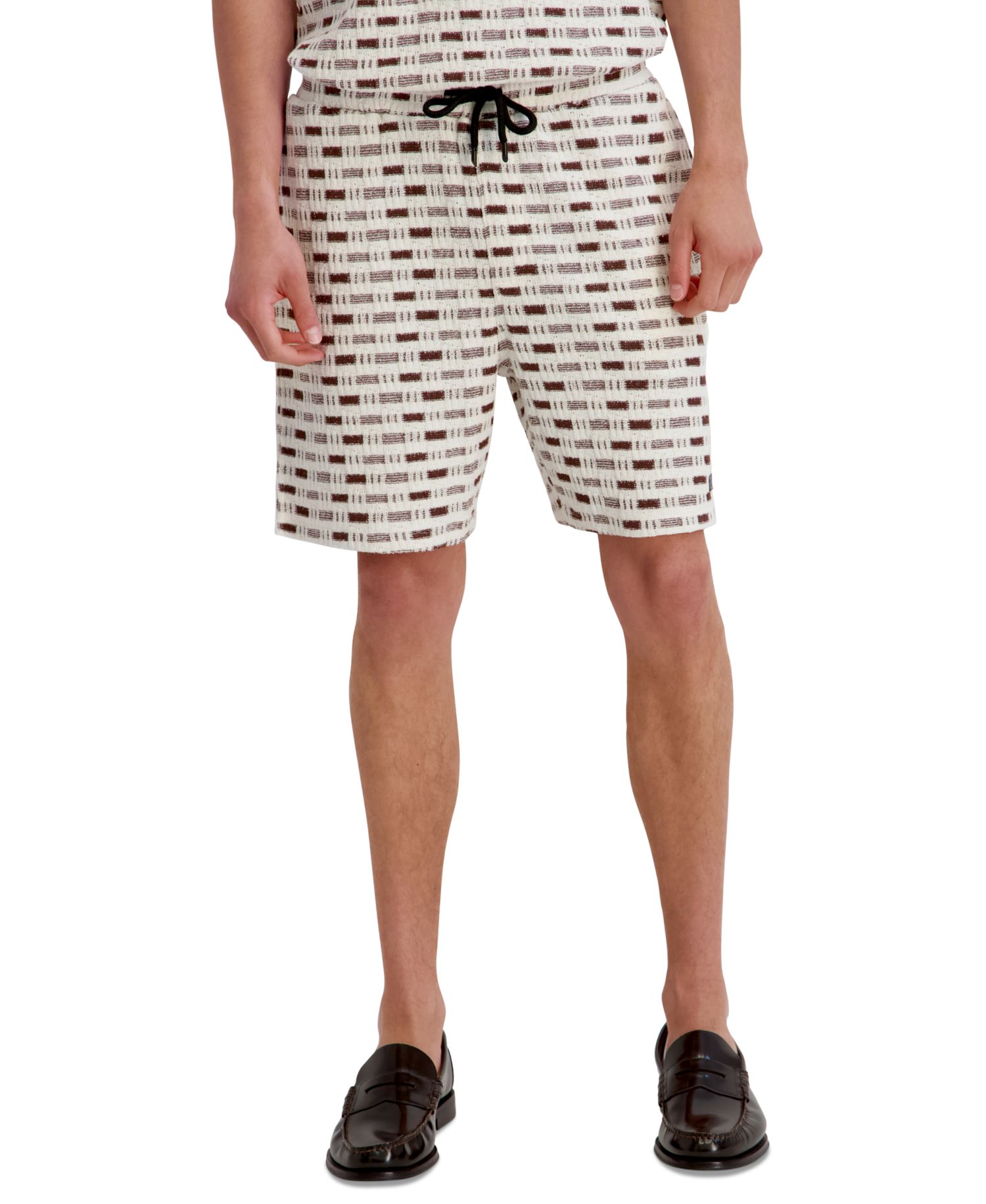 Men's Closed Weave Knitted Pull-On Shorts