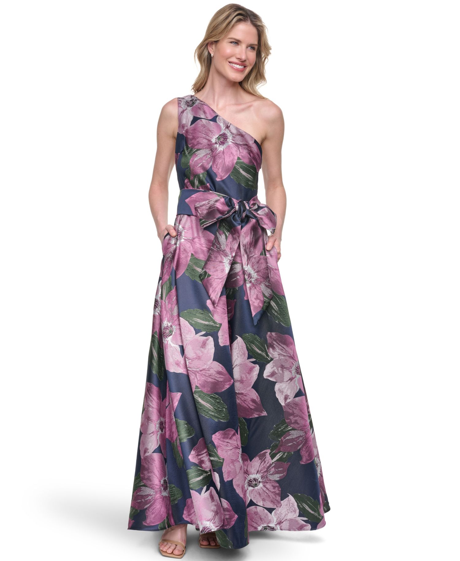 Women's One-Shoulder Ball Gown