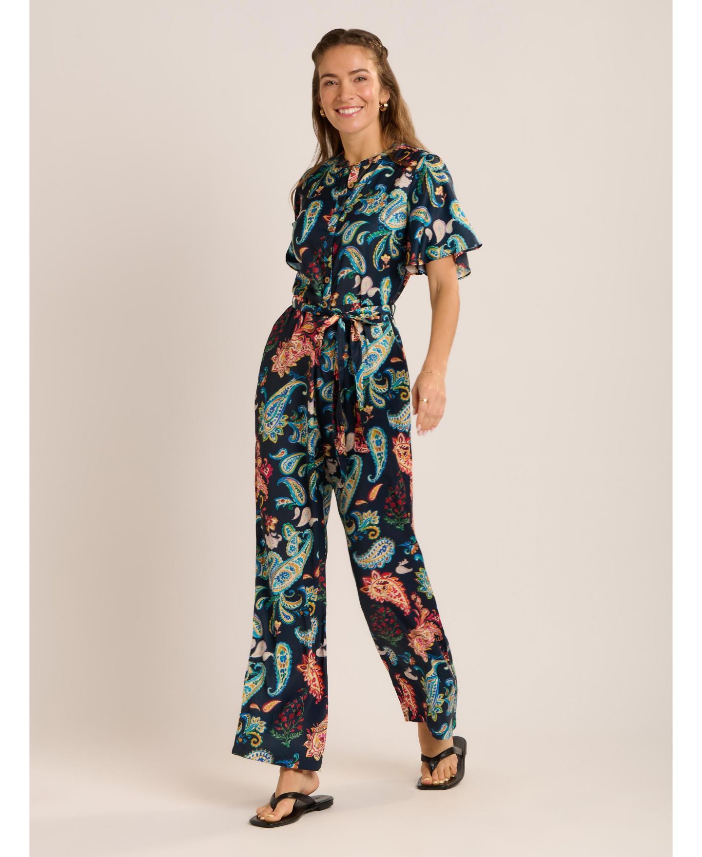 Женский комбинезон Brakeburn Olivia Jumpsuit, цвет: Тёмно-синий — фото 5