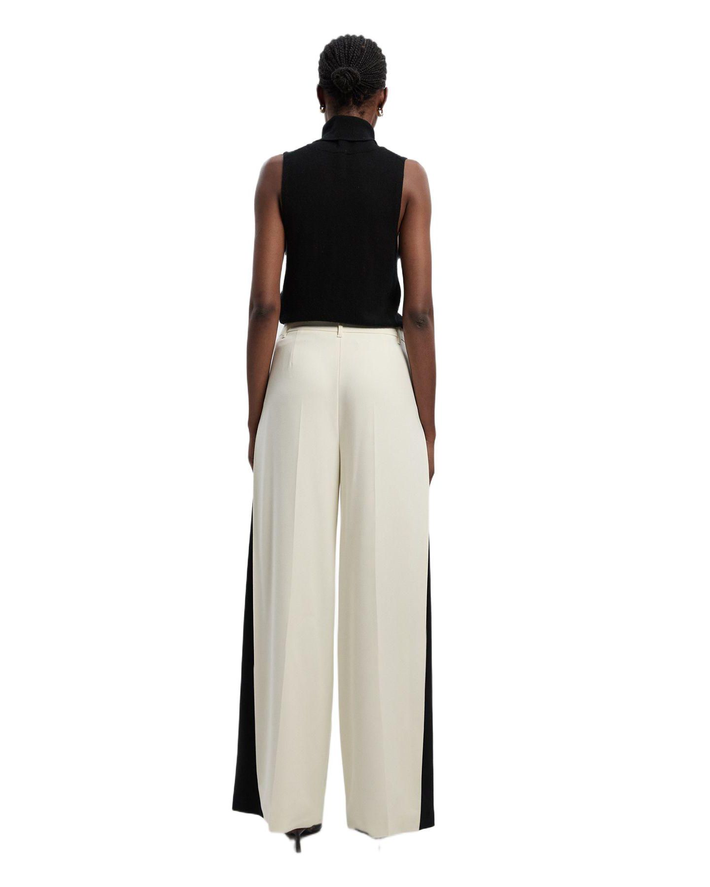 Женские брюки Karen Millen Contrast Colour Wide Leg Trouser, цвет: Mono — фото 3