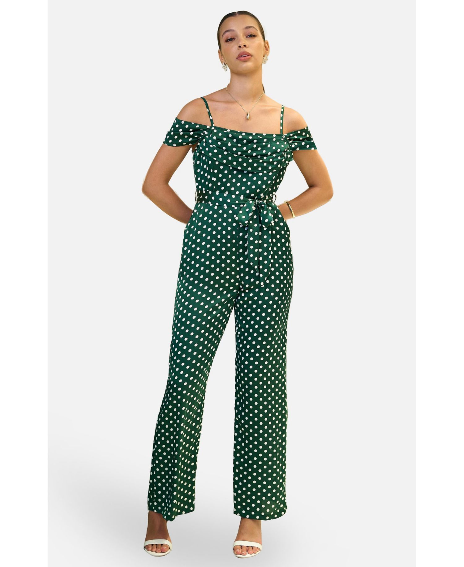 Women's Spot Bardot Jumpsuit