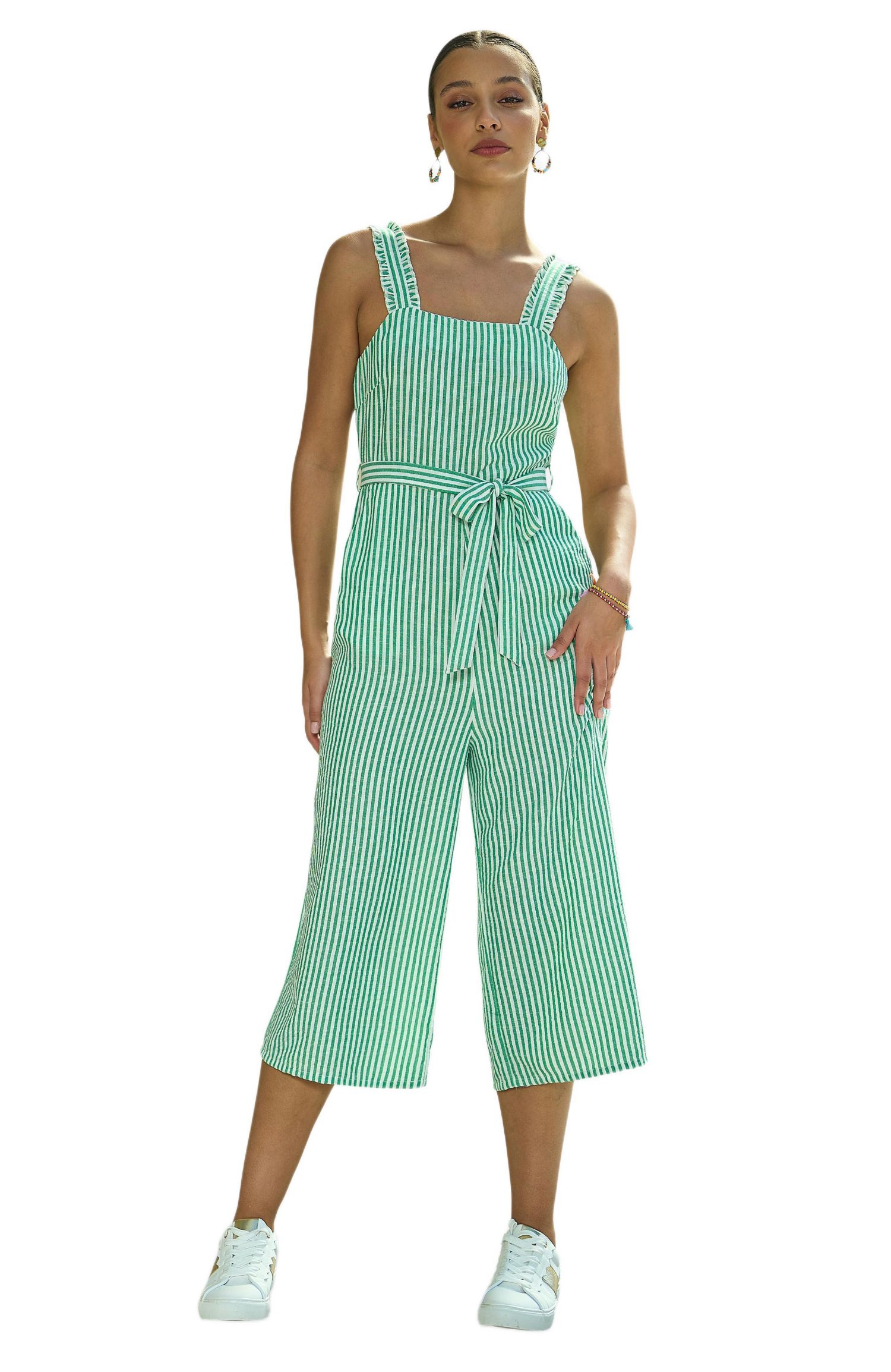 Women's Stripe Strappy Jumpsuit