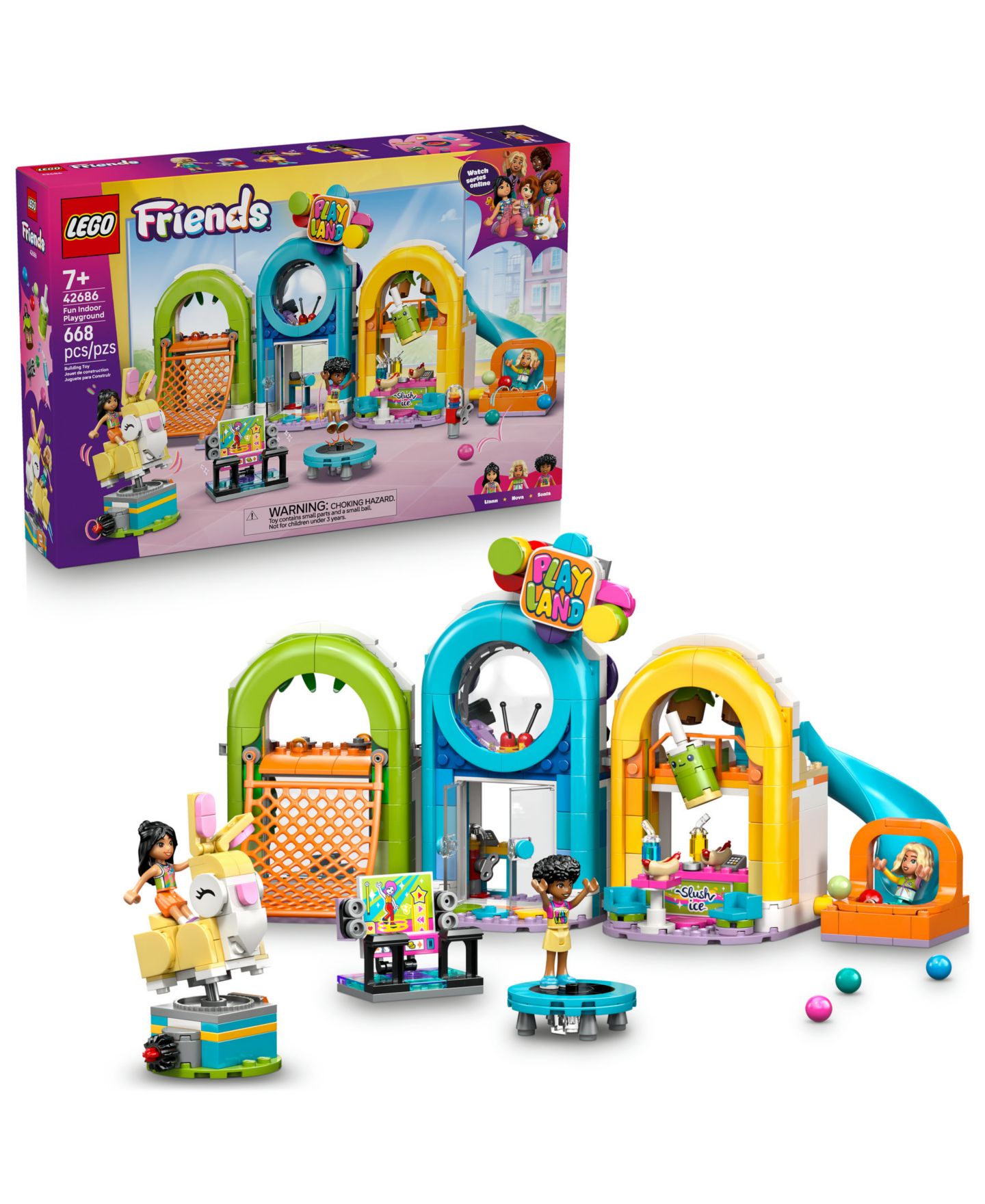 Детский конструктор LEGO® Friends Fun Indoor Playground Toy 42686 — фото 2