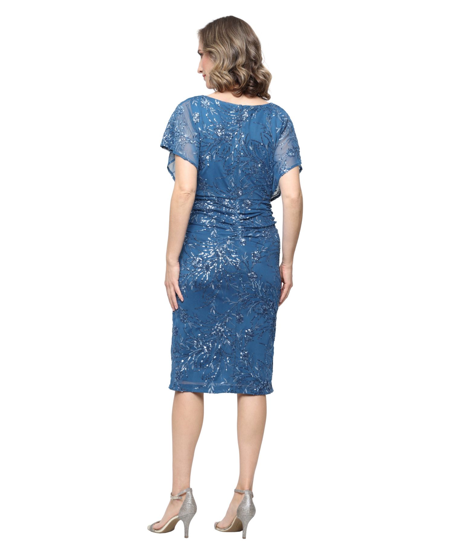 Women's Embroidered Crewneck Dress