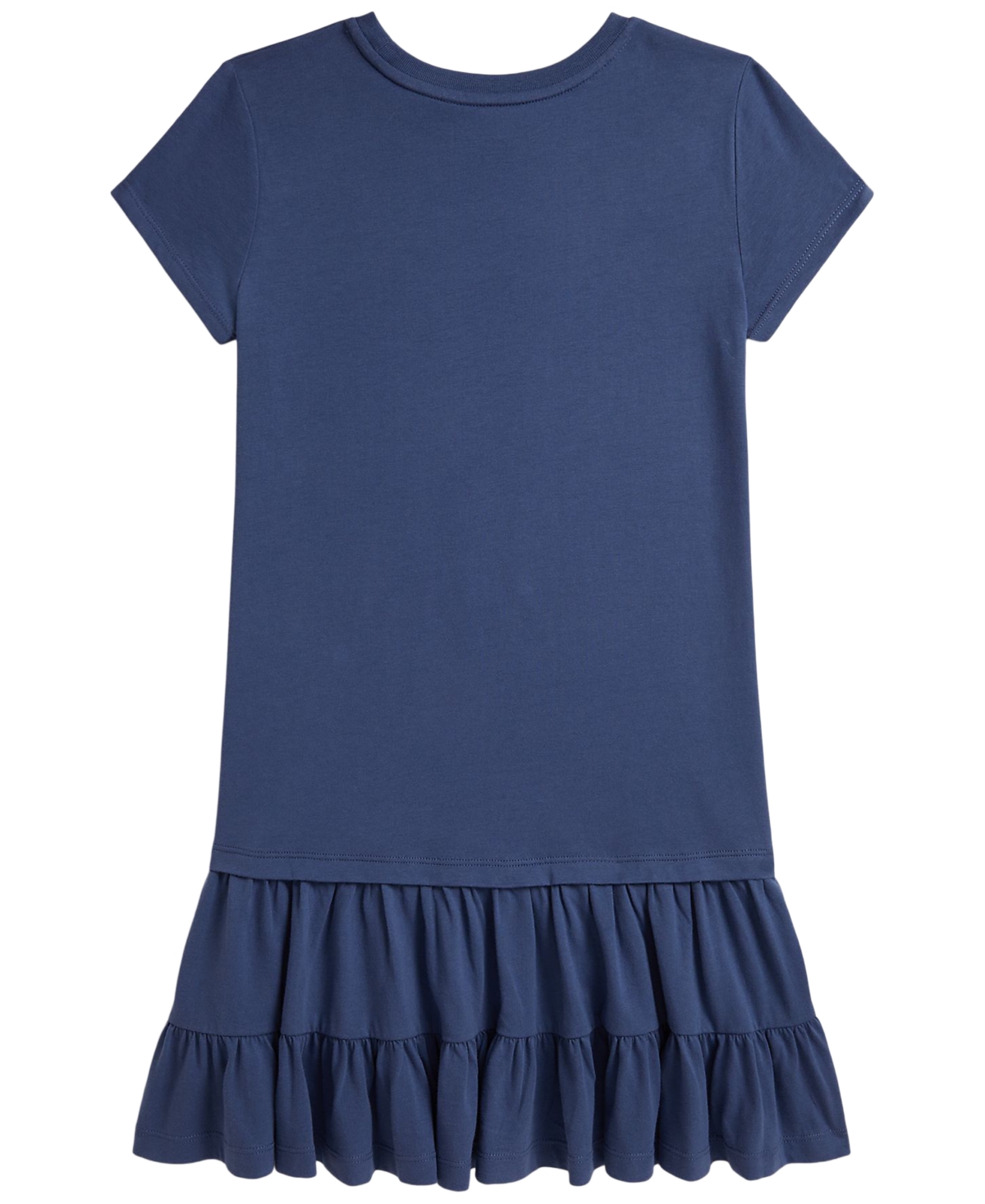 Polo Ralph Lauren Girls' 7-16 Bear Short-Sleeve Jersey Dress