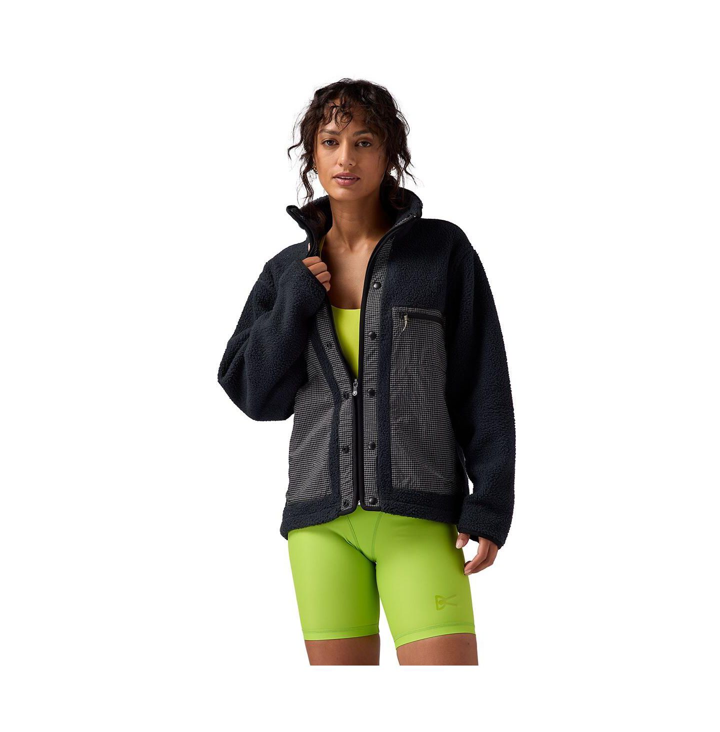 Женская куртка Backcountry Wander Pile-Fleece Jacket Fleece Jackets, цвет: Чёрный — фото 8