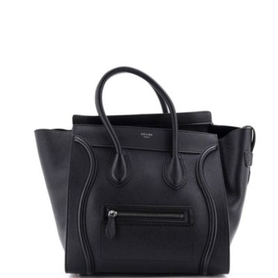 Mini Luggage Bag Grainy Leather