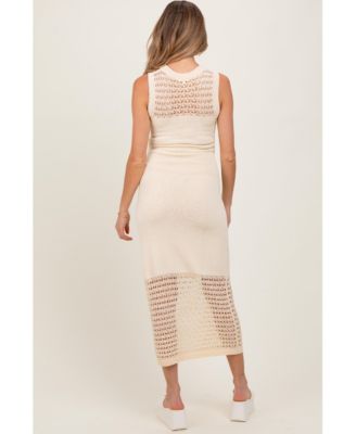 off shoulder long sleeve dress Josie Off Shoulder Mesh Maxi Dress - Ivory