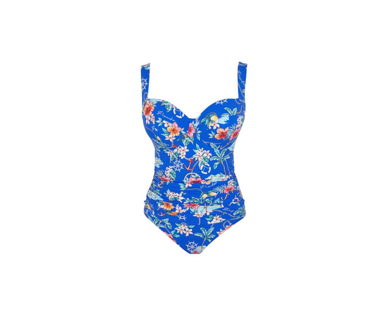 Women's Paradiso Zadie Underwire Full Coverage Rouched One Piece Swimsuit