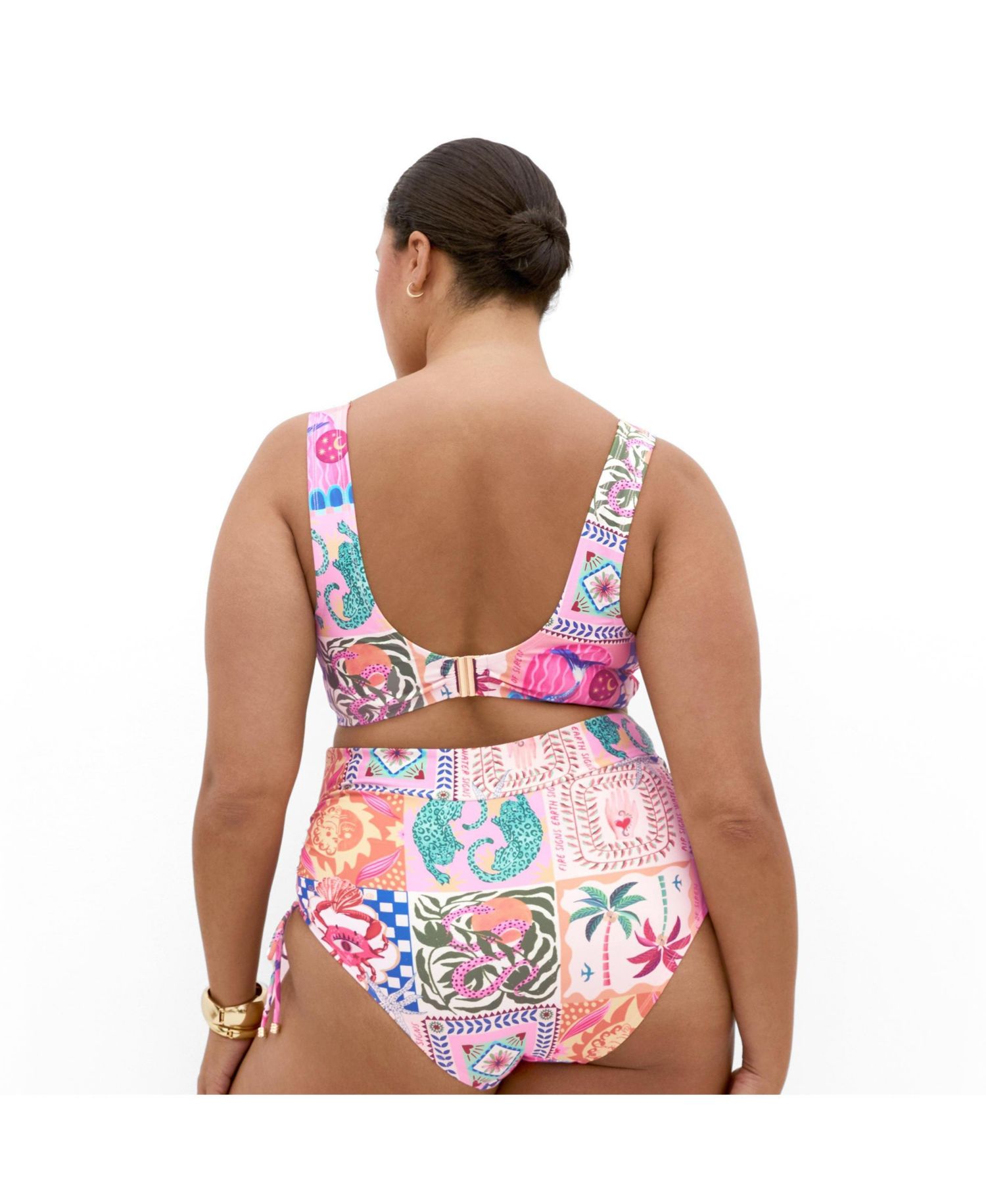 Women's Positano Print Underwire Bikini Top