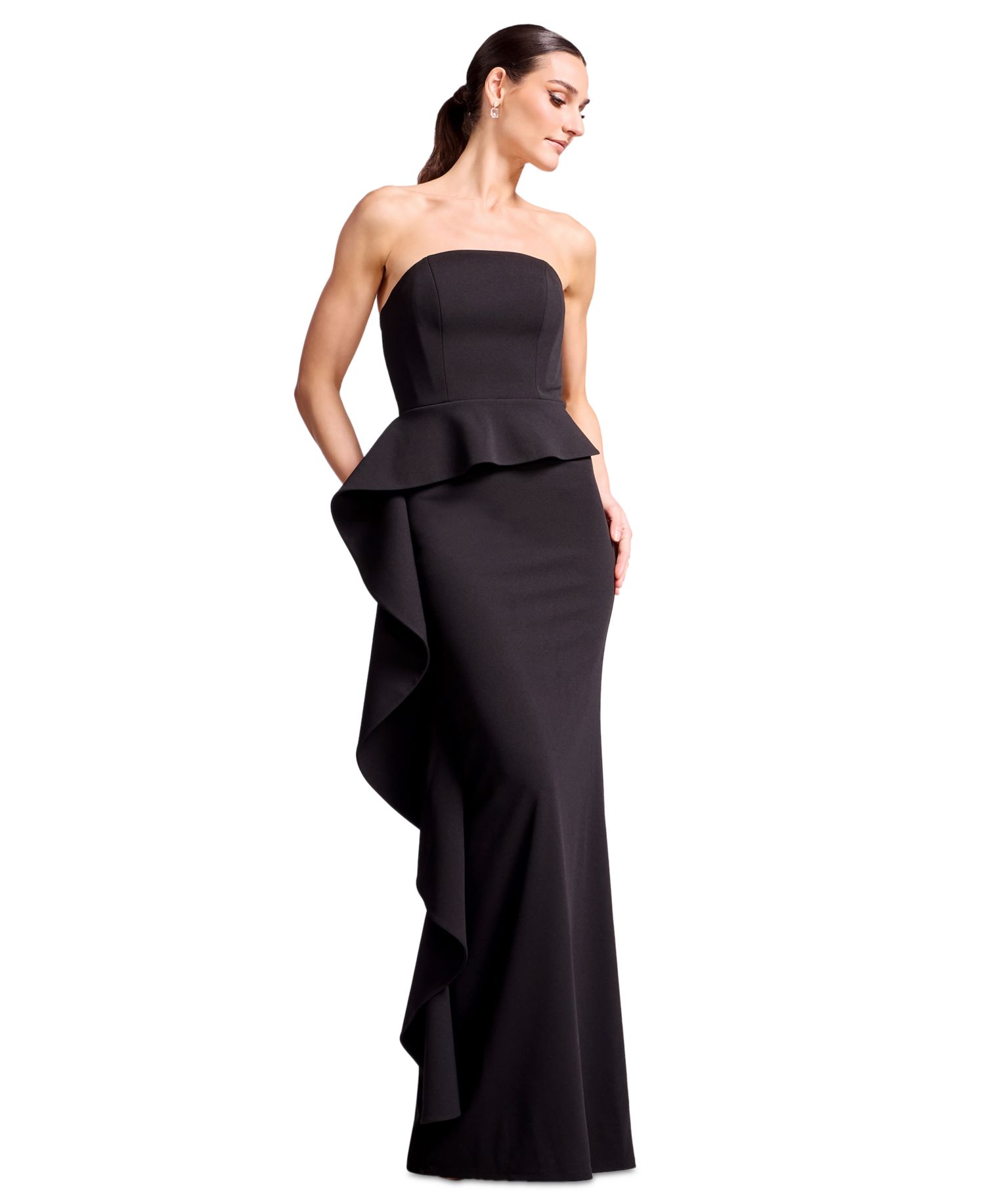 Women's Strapless Sheath Gown