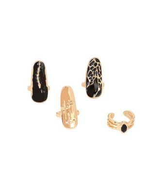Women's The Enamel-Goliath Nail Rings California Gold
