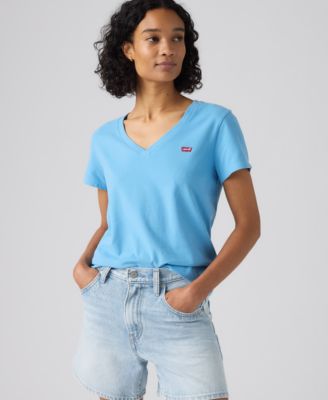 Women's Perfect Cotton V-Neck Short-Sleeve T-Shirt