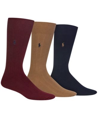 Polo Ralph Lauren - 3 Pack Cotton Rib Casual Socks