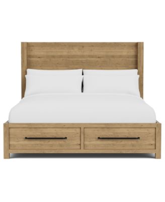 Davie King Storage Panel Bed
