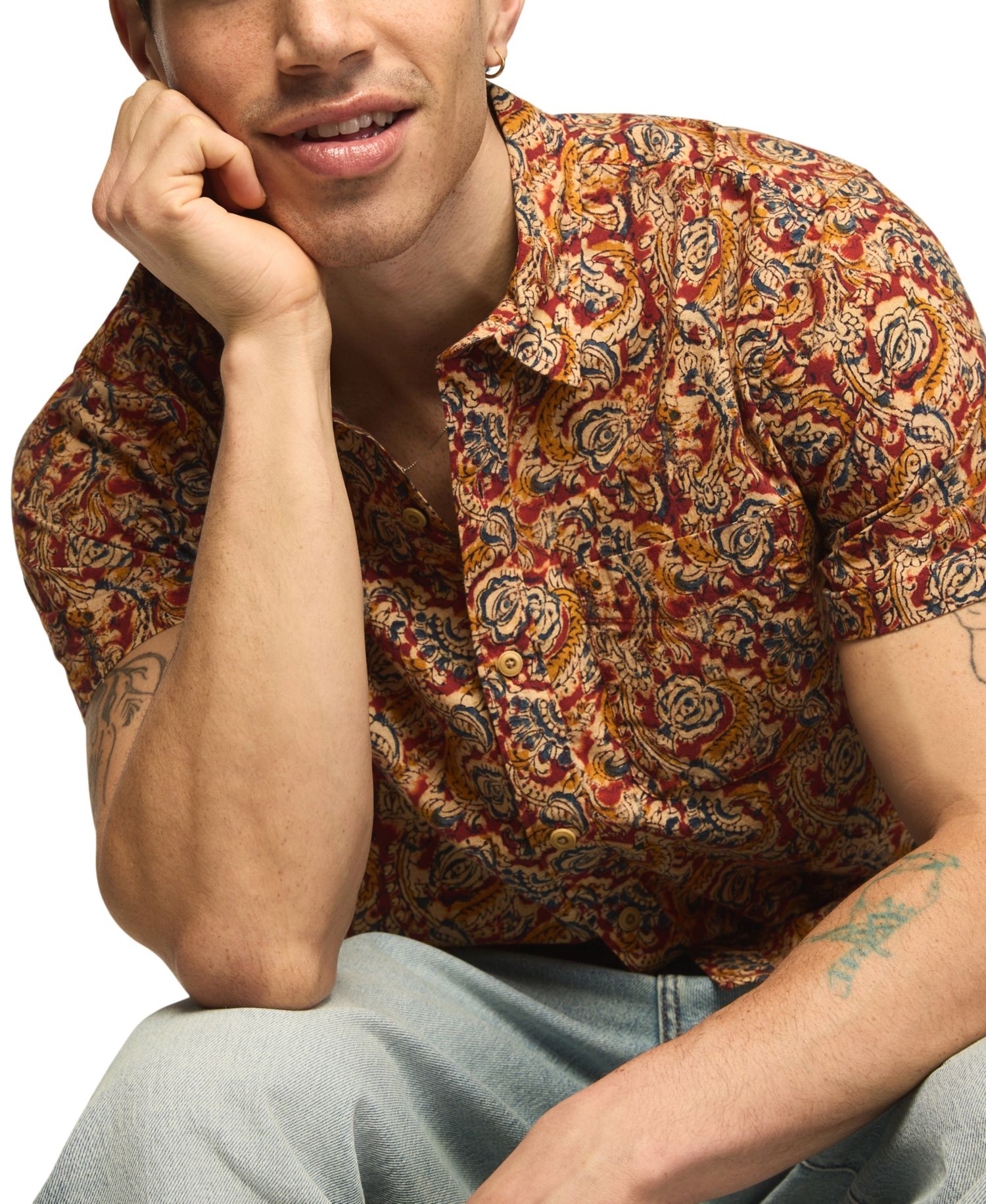 Men's San Gabriel Floral-Print Shirt