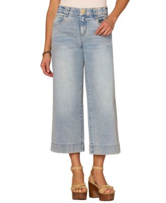 Women's Cropped Wide-Leg Jeans