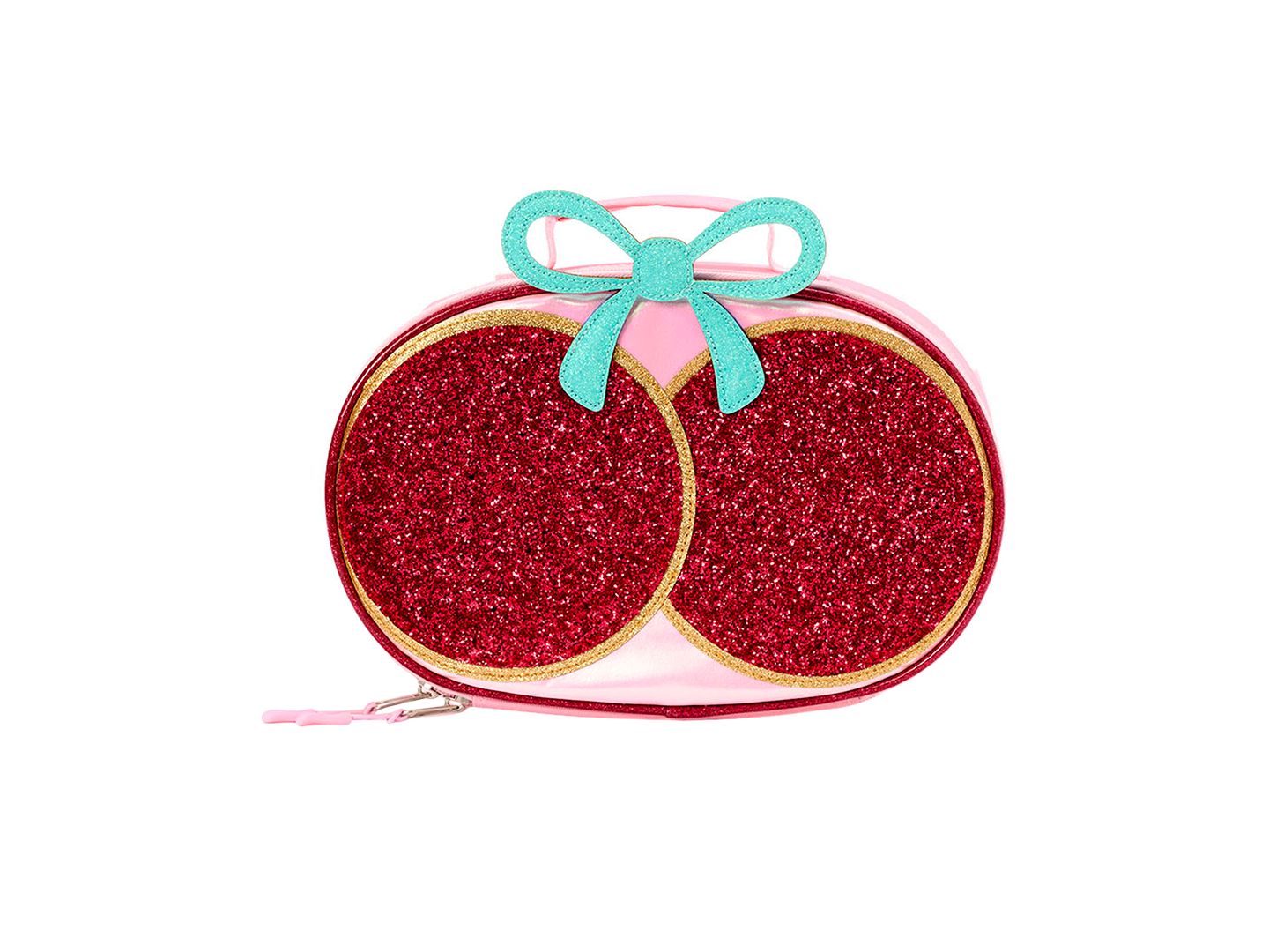 Сумки Rainbow Sugar Backpack, Calculator and Strawberry Shaped Lunch Box, 3-Piece Set для девочек, цвет: Розовый / Красный — фото 3