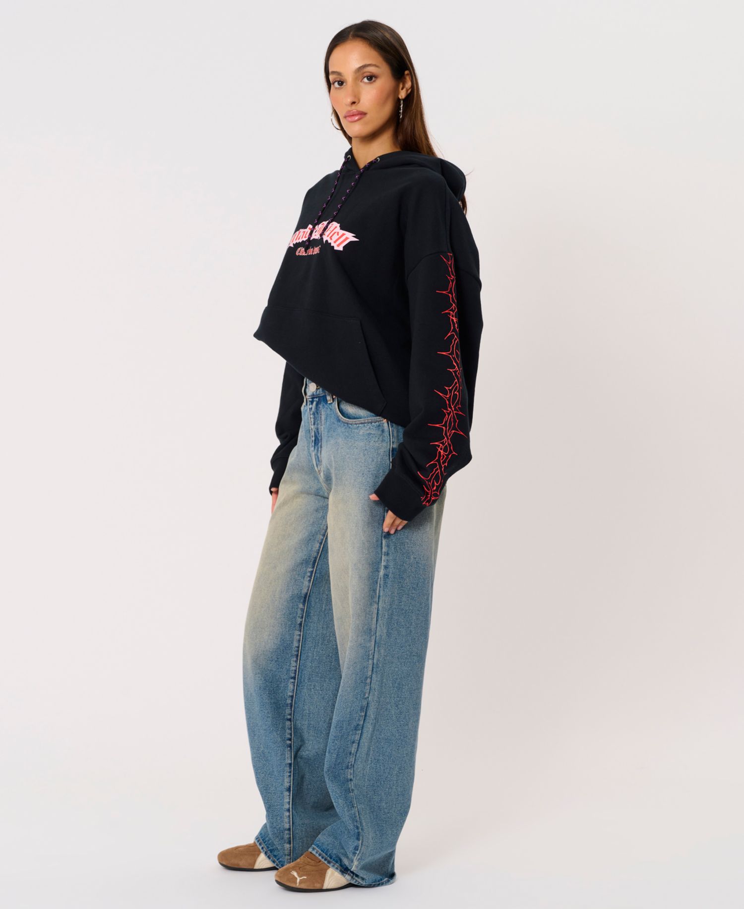 Women's 99 Kit Baggy-Fit Wide-Leg Jeans