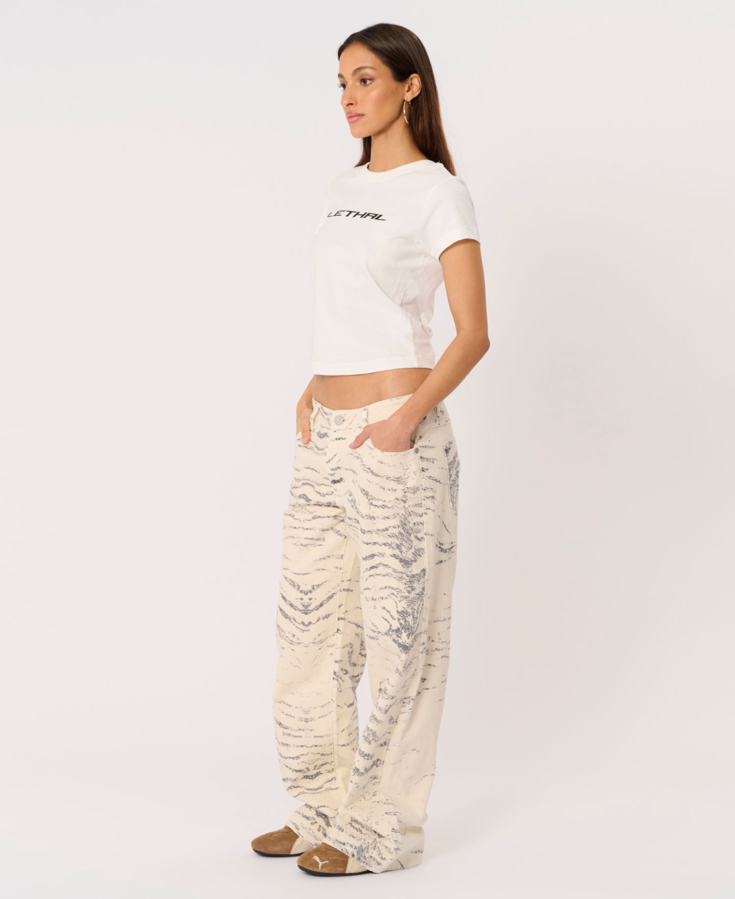 Women's 99 Valentina Baggy-Fit Wide-Leg Jeans